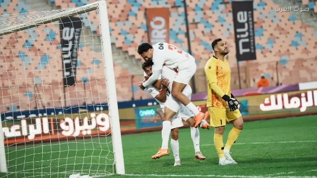 الزمالك يتقدم بهدفين على بتروجيت في 60 دقيقة