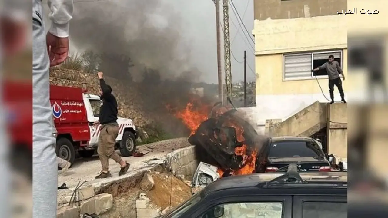 شهيد في غارة مسيرة إسرائيلية على بلدة رب ثلاثين اللبنانية