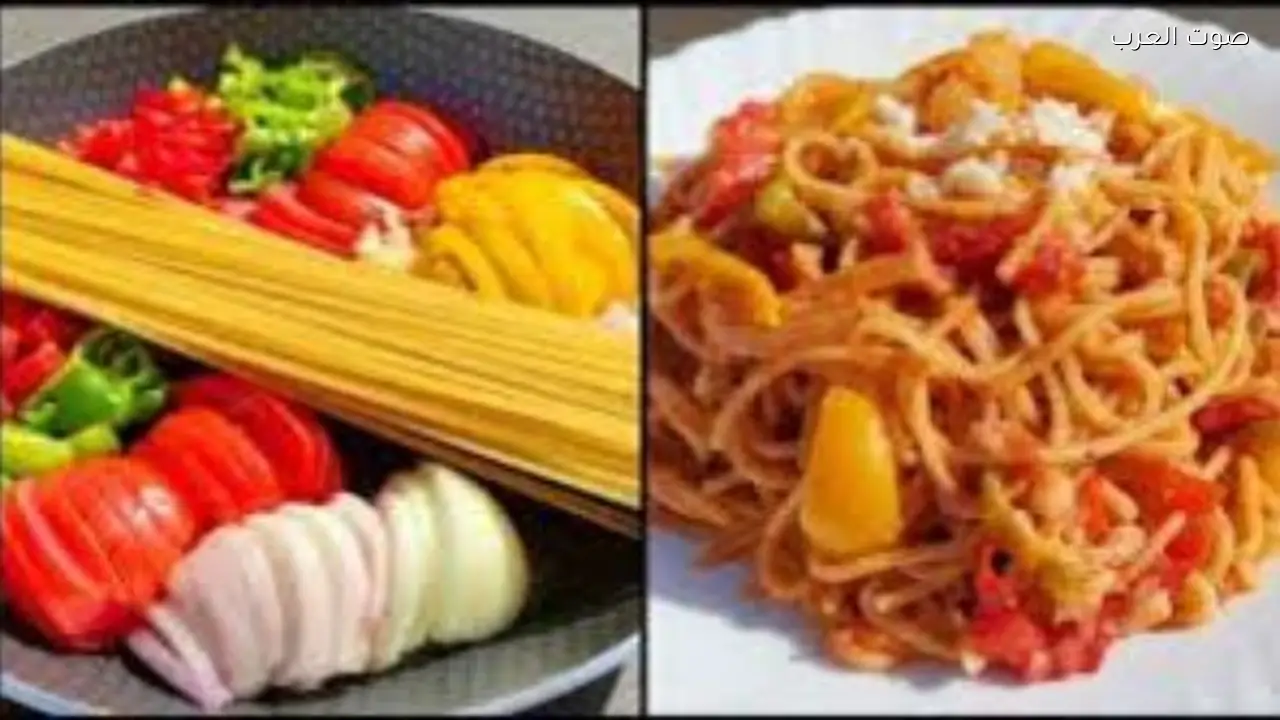 مكرونة طاسة واحدة بدون سلق في 15 دقيقة