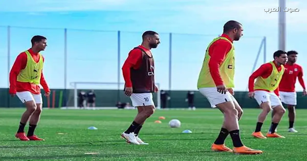 منتخب مصر يواصل تدريباته الفنية والبدنية استعدادا لمواجهة بنين في كأس أمم أفريقيا