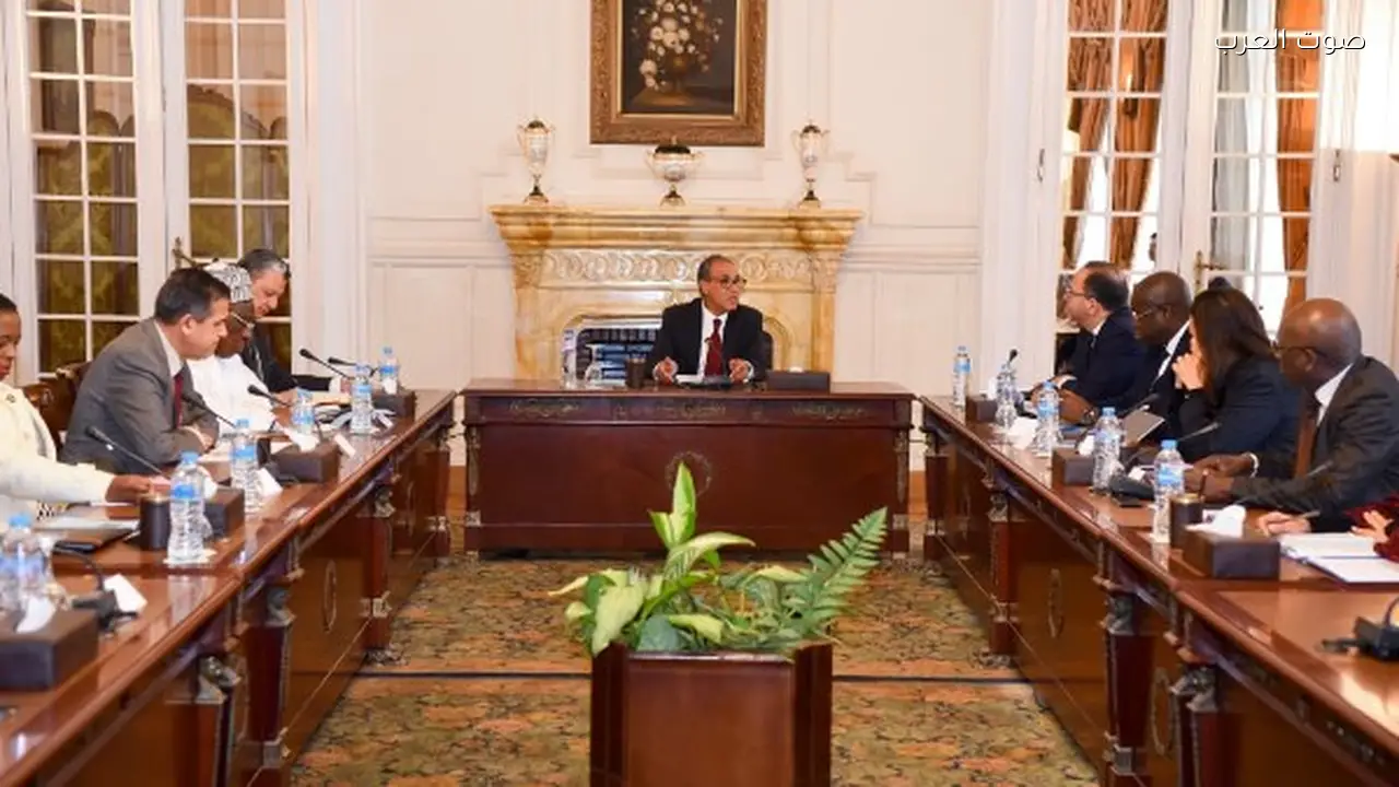 وزير الخارجية يجتمع بممثلي الاتحاد الأفريقي في مصر