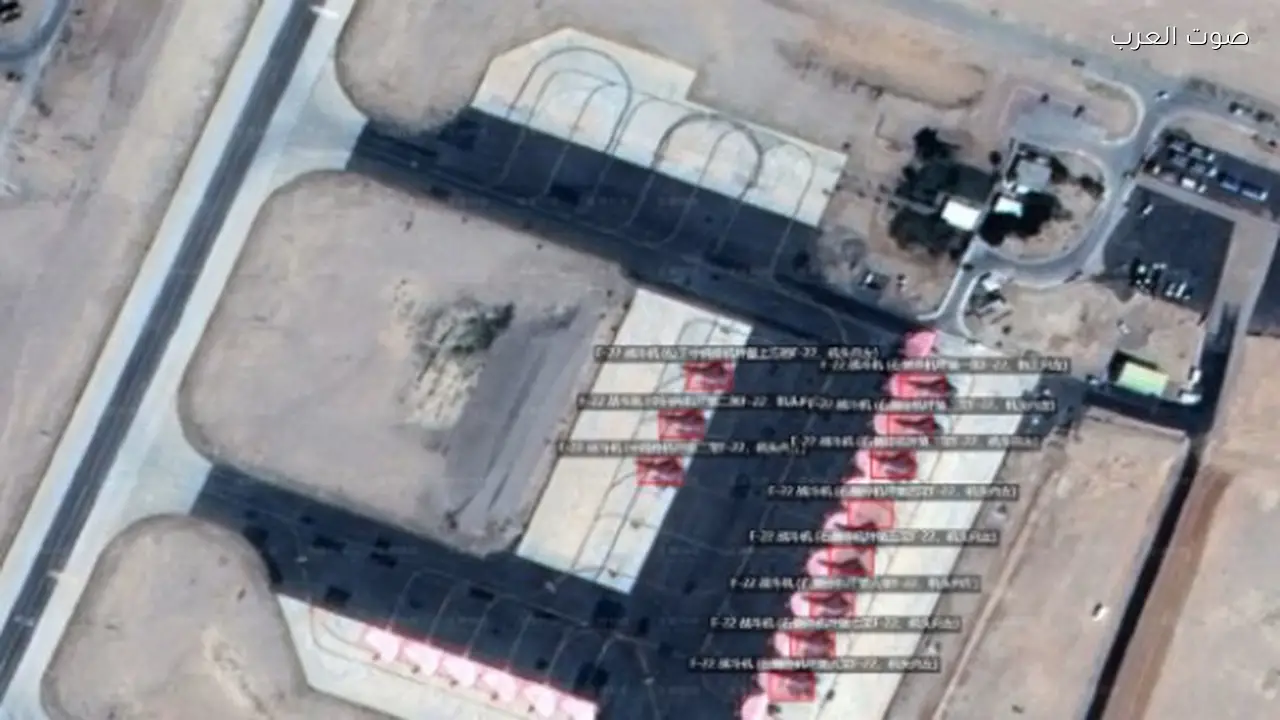 11 مقاتلة أمريكية إف-22 تصل إسرائيل بسرعة فائقة