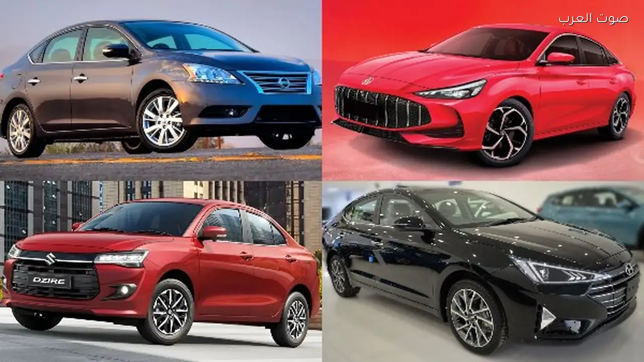 5 سيارات أوتوماتيك 2026 تبدأ من 599 ألف جنيه في مصر