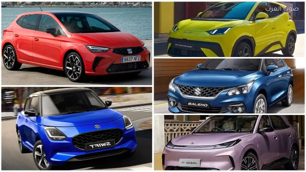 5 سيارات هاتشباك جديدة في مصر بأسعار تحت المليون