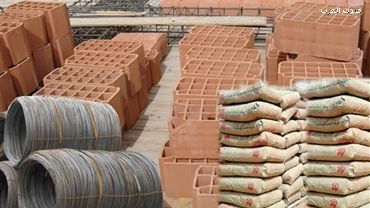 أسعار مواد البناء ترتفع مجددًا وزيادة في أسعار الحديد