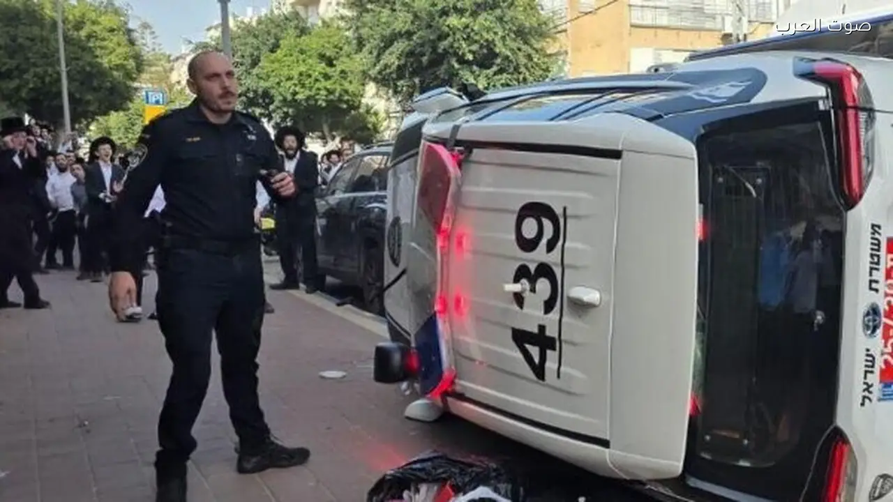 احتجاجات الحريديم في بني براك تتحول إلى أعمال عنف