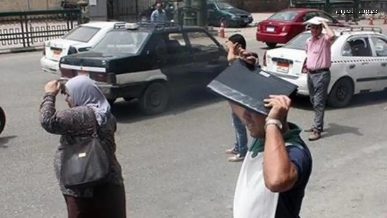 ارتفاع تدريجي في درجات الحرارة بجميع أنحاء مصر