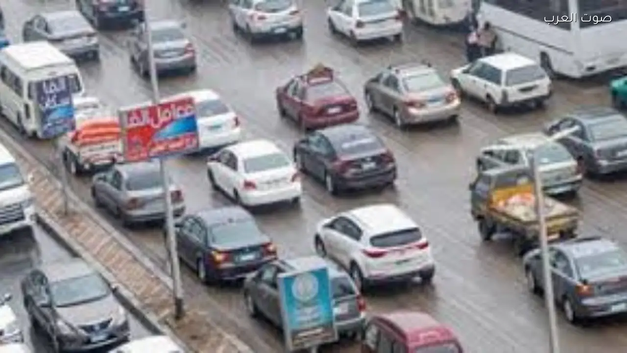 ازدحام مروري في شوارع القاهرة والجيزة