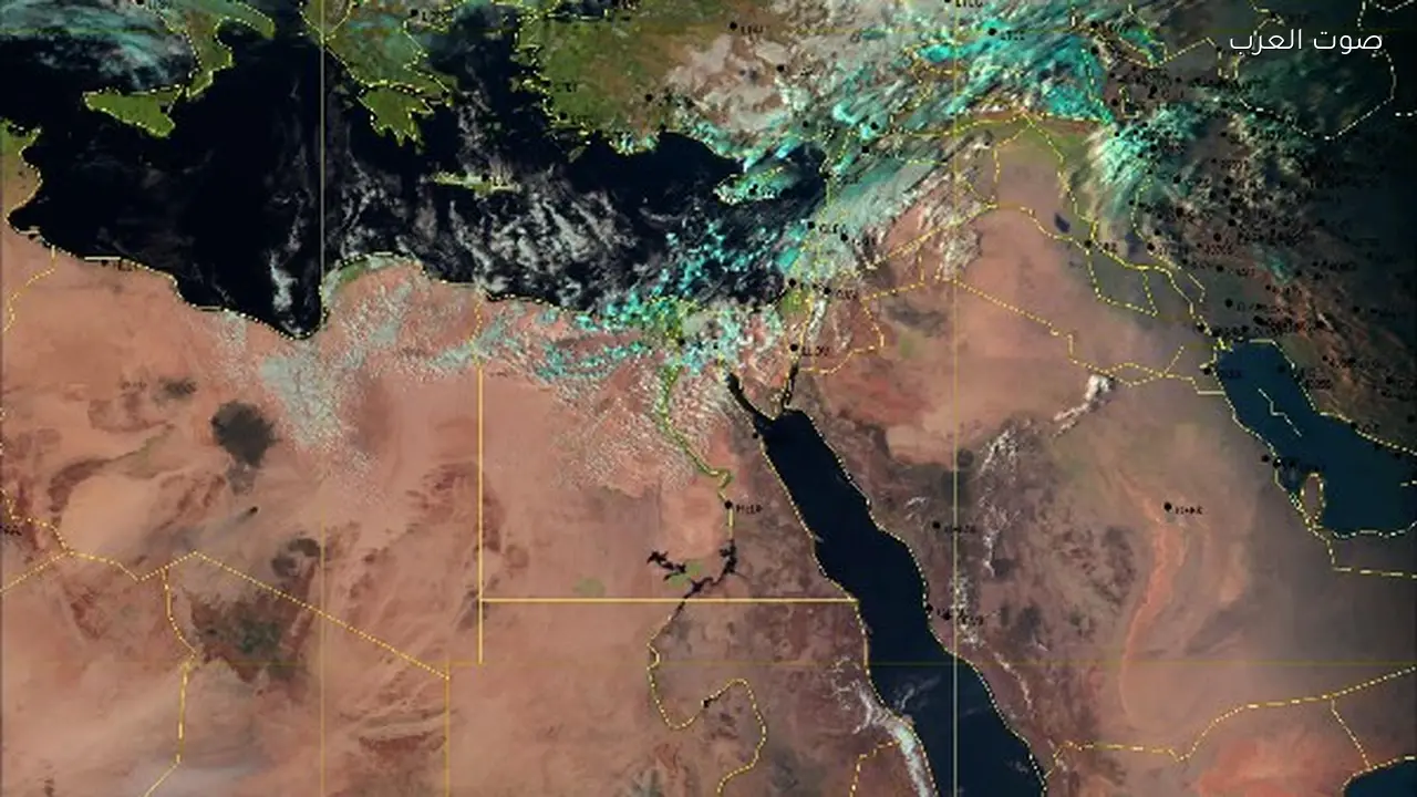 الأرصاد تحذر: 6 محافظات تتعرض لسحب رعدية ممطرة