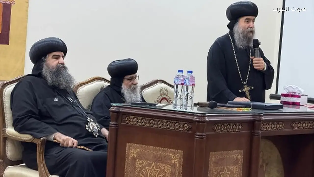 الأنبا بيسنتي يستقبل الأنبا يؤانس والأنبا أباكير في أبنوب