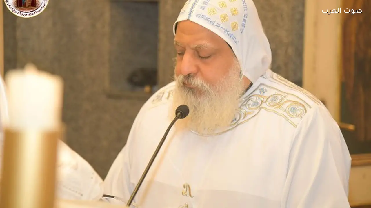 الأنبا ميخائيل يحتفل مع رهبان دير المحرق بذكرى القديس ميخائيل البحيري