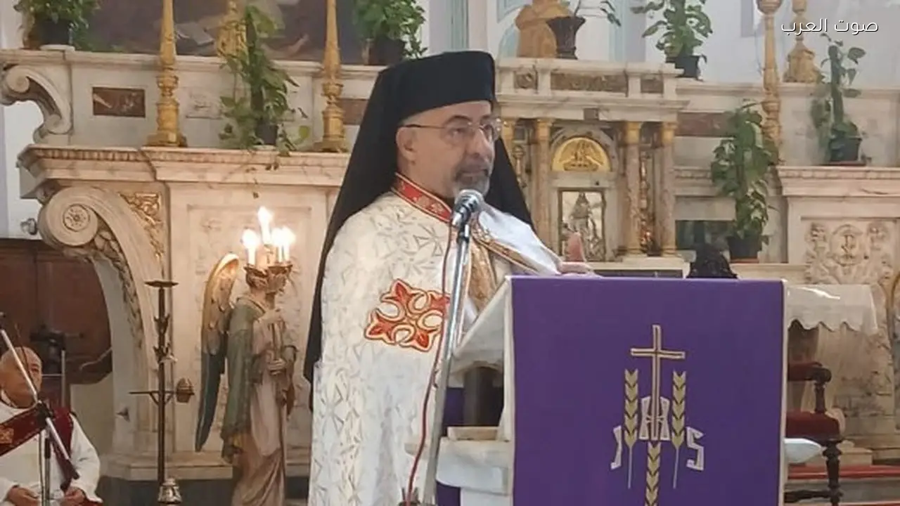 البطريرك الأنبا إبراهيم إسحق يقيم قداس الأربعين للأب بيشوي عبد المسيح
