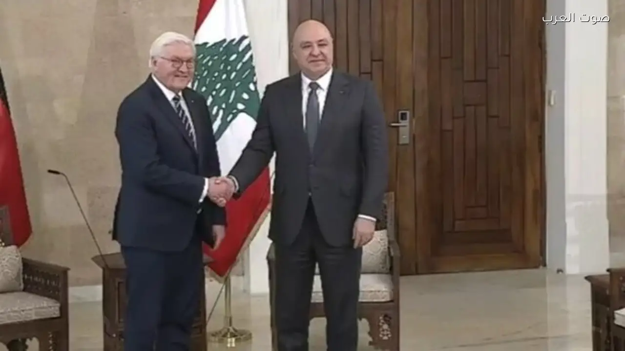 الرئيس الألماني يدعو لنزع سلاح حزب الله وانسحاب إسرائيل من جنوب لبنان
