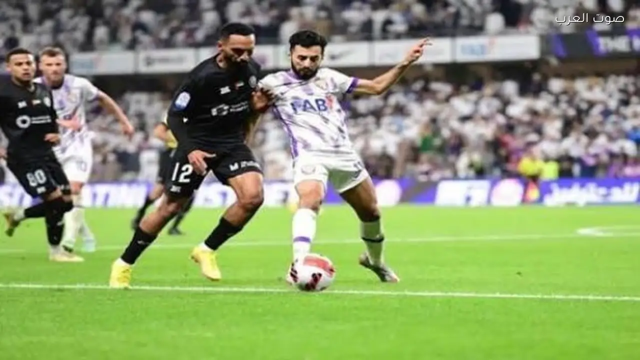 العين يتغلب على الجزيرة بهدف قاتل بمشاركة النني وربيعة