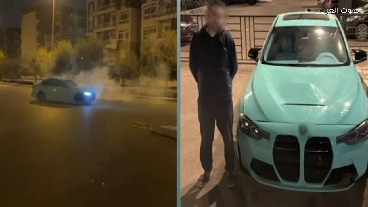 القبض على شخص استعرض بسيارته في شوارع القاهرة