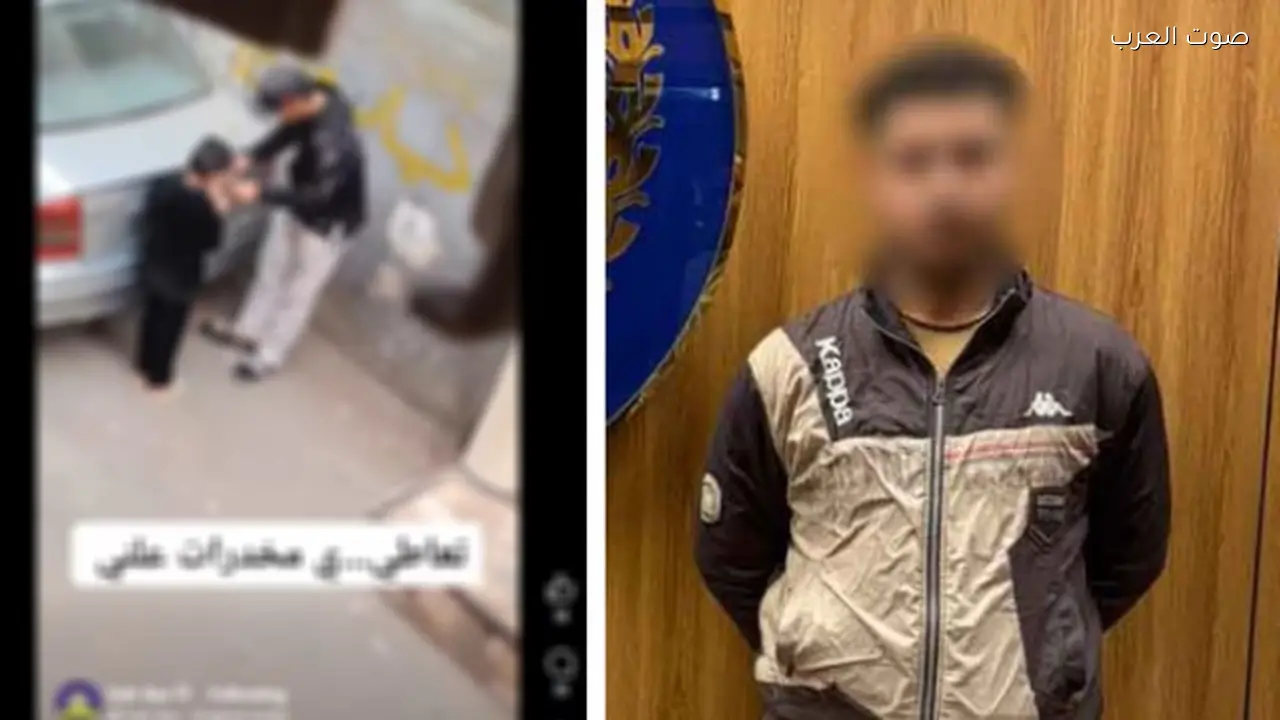 القبض على متعاطٍ للمخدرات في شوارع القاهرة بفضل كاميرا المراقبة