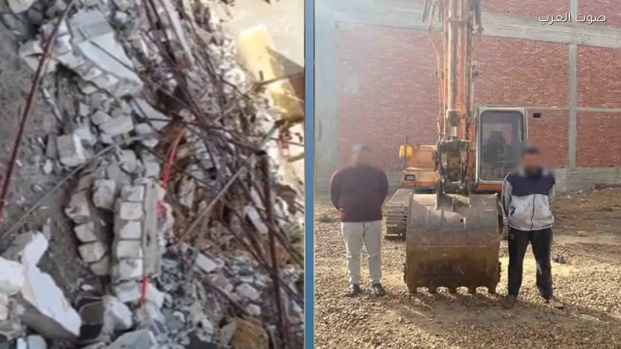 القبض على متهمين بهدم سور منزل في كفر الشيخ باستخدام لودر