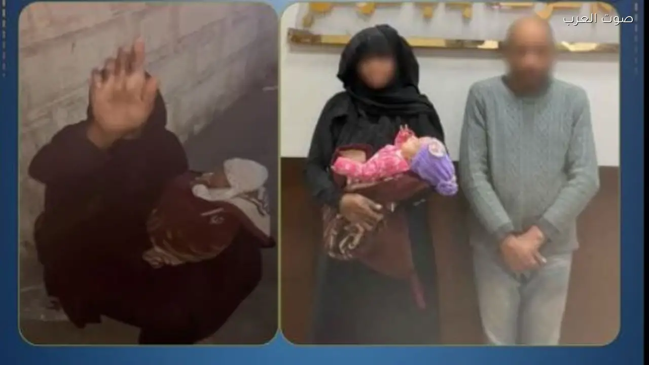 القبض على والدي رضيعة بتهمة التسول في الإسكندرية