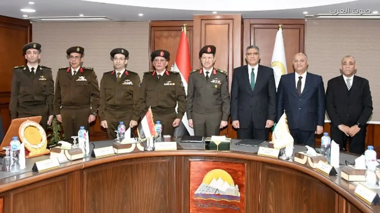 القوات المسلحة والجيزة توقعان اتفاقية لتطوير خدمات الطوارئ