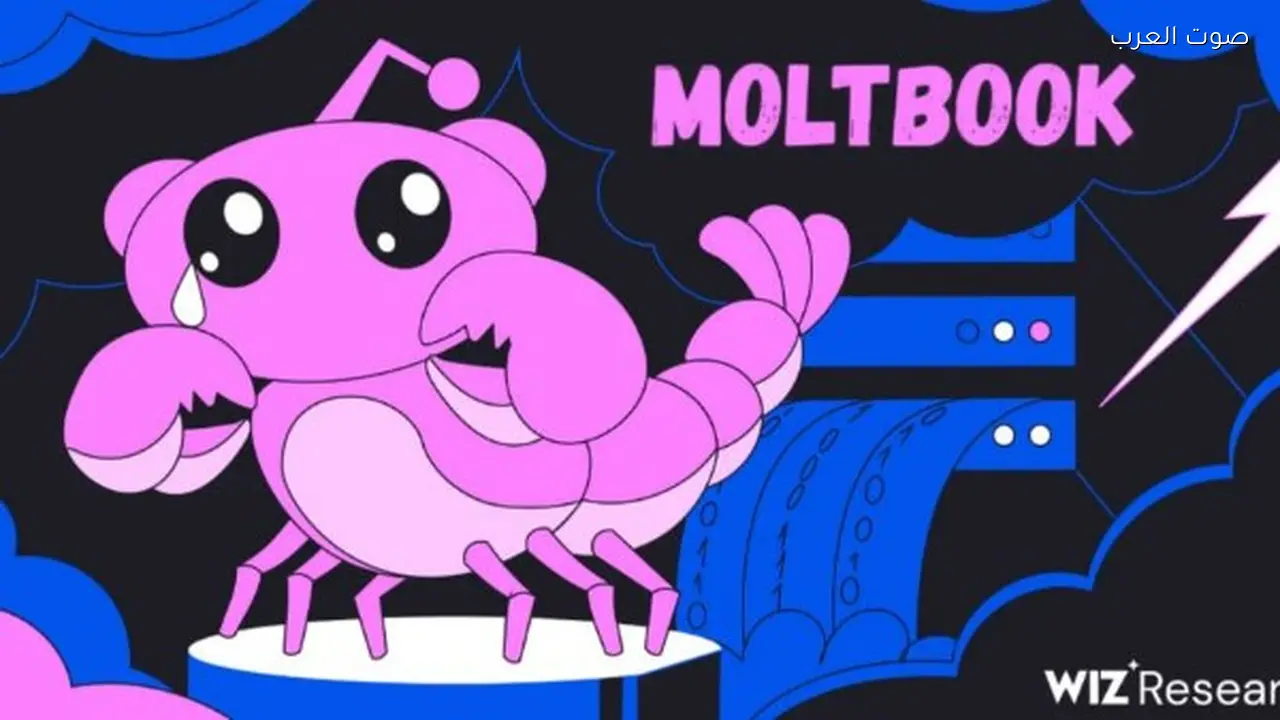 تسريب بيانات مليون مستخدم على شبكة Moltbook الاجتماعية