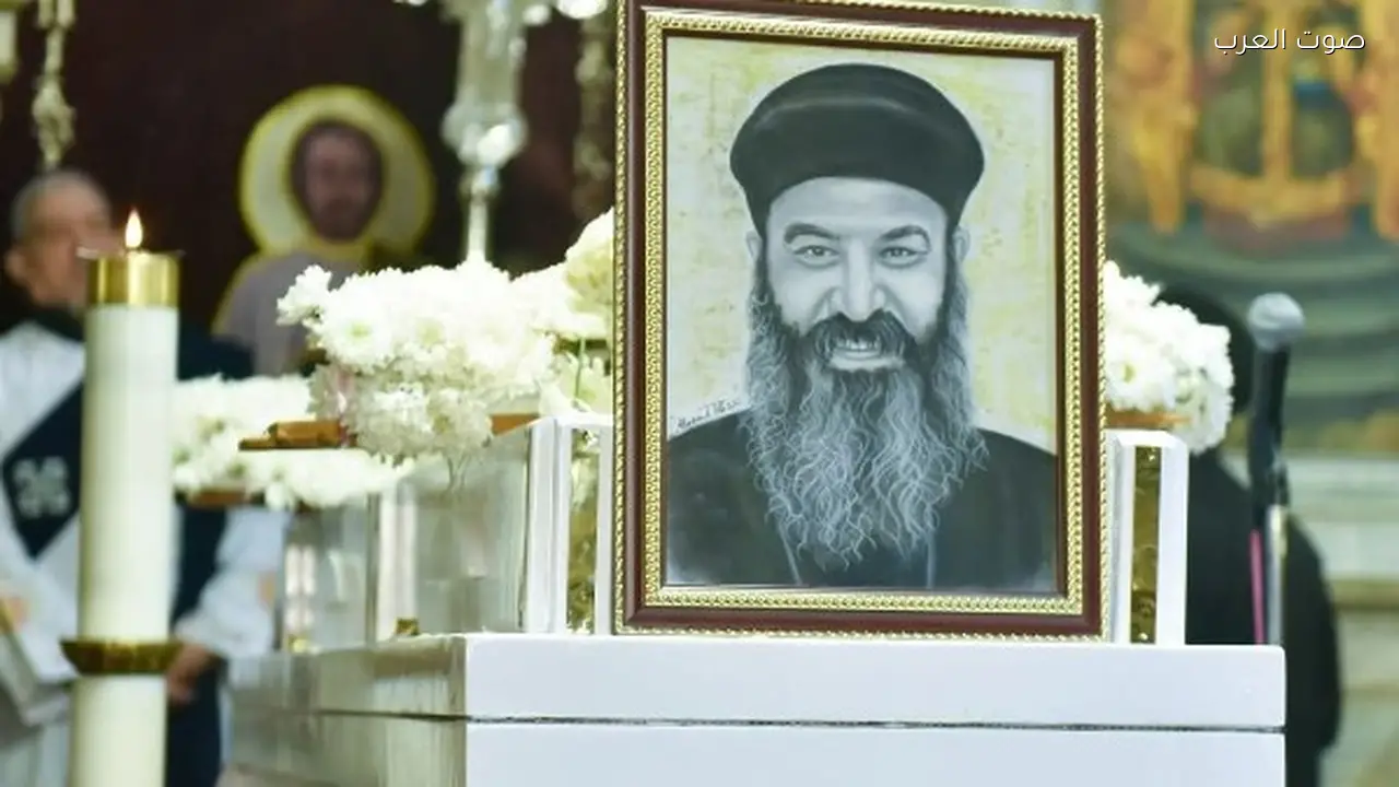 جنازة القمص تادرس عطية الله من الكاتدرائية المرقسية بالإسكندرية