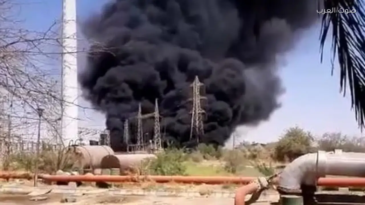 حريق في محطة كهرباء بطهران بعد انفجار داخلها