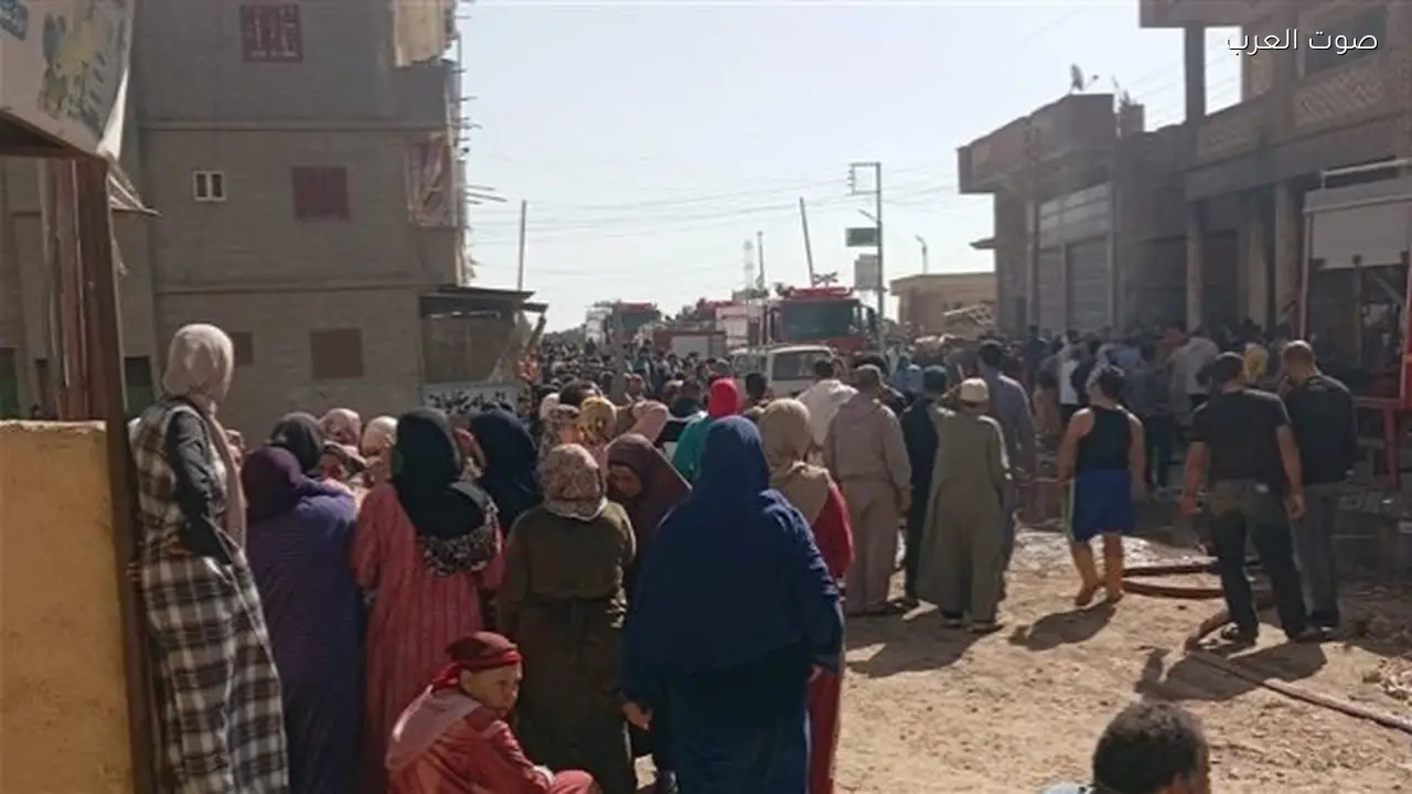 حريق في مصنع مراتب بقرية نفرة بالبحيرة وإصابة 3 أشخاص