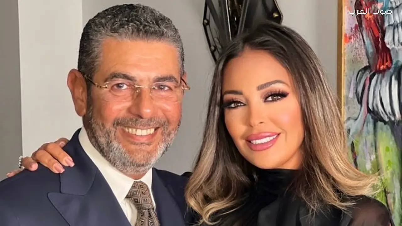 داليا البحيري تهنئ زوجها بعيد الحب برسالة مؤثرة