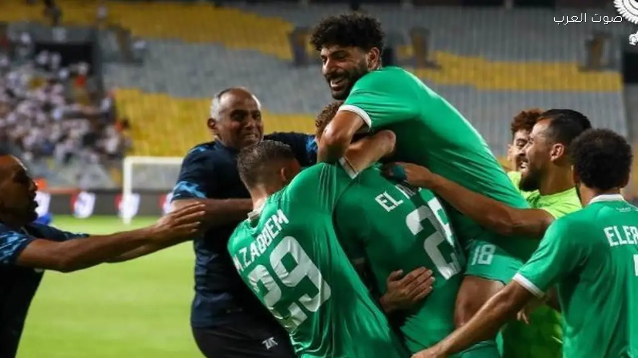 دغموم يسجل هدف التعادل للمصري أمام كايزر تشيفز في كأس الكونفدرالية