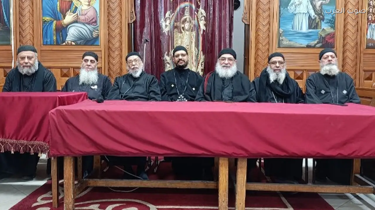 دميانة بالعدوية تحتفل بسيامة القس بيمن سمير بحضور الكهنة والخدام