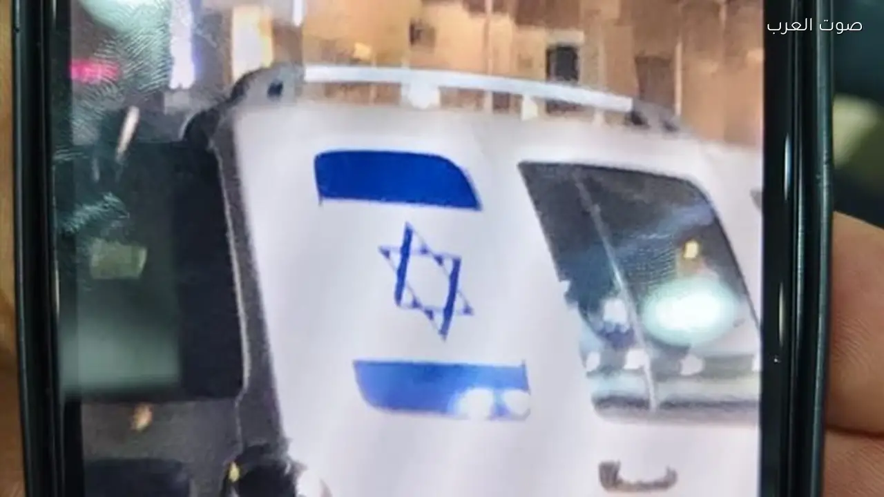 دهس مواطنين في كرداسة بسبب علم إسرائيل