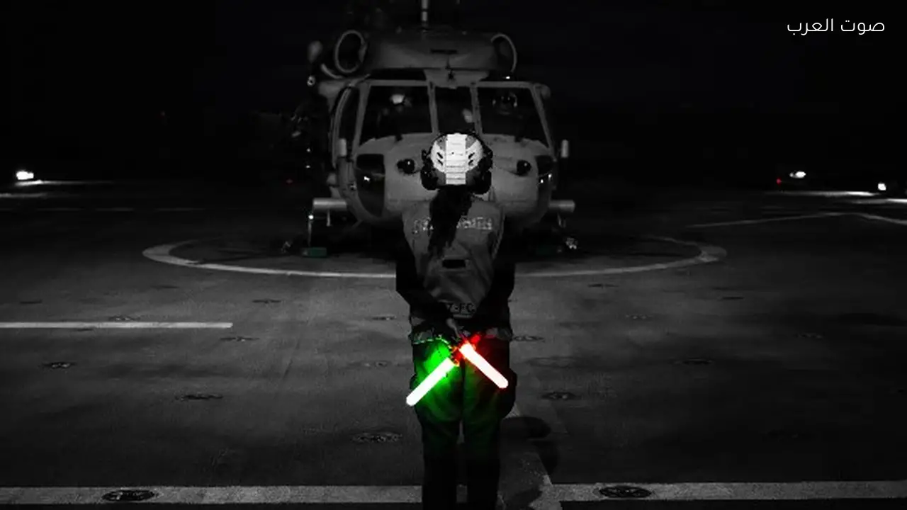 سرب مروحيات قتالية أمريكية ينطلق من سانتا باربرا إلى الخليج العربي