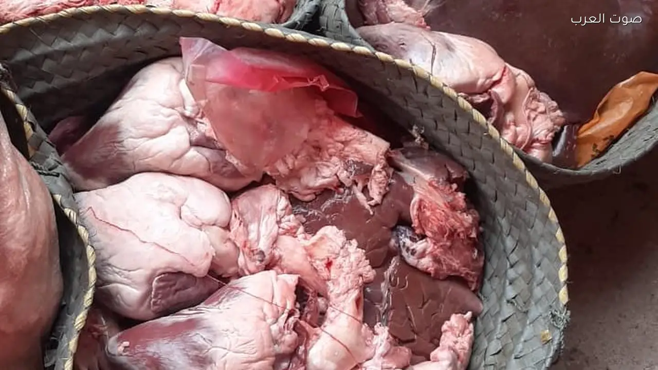 ضبط 330 كيلو من اللحوم والدواجن والأسماك المدخنة في الغربية