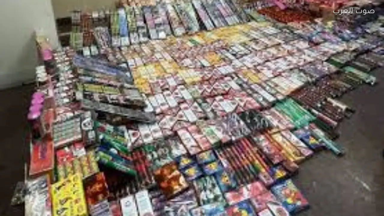 ضبط 6 آلاف قطعة ألعاب نارية ممنوعة في الغربية