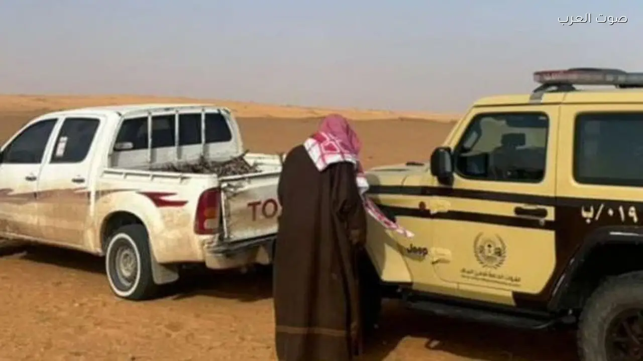 ضبط مخالف لنقل حطب محلي في محمية الإمام تركي بن عبدالله