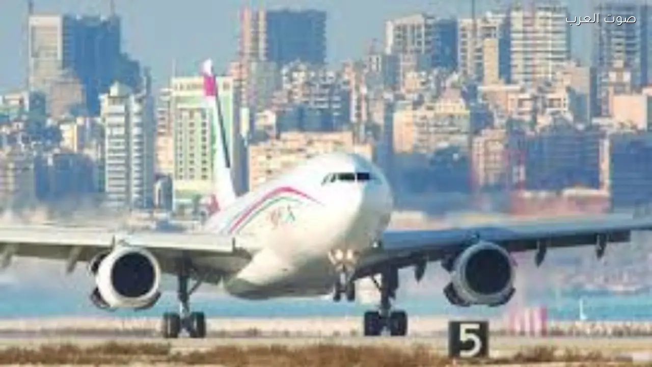 طائرة الميدل إيست تعود إلى مطار بيروت احترازياً