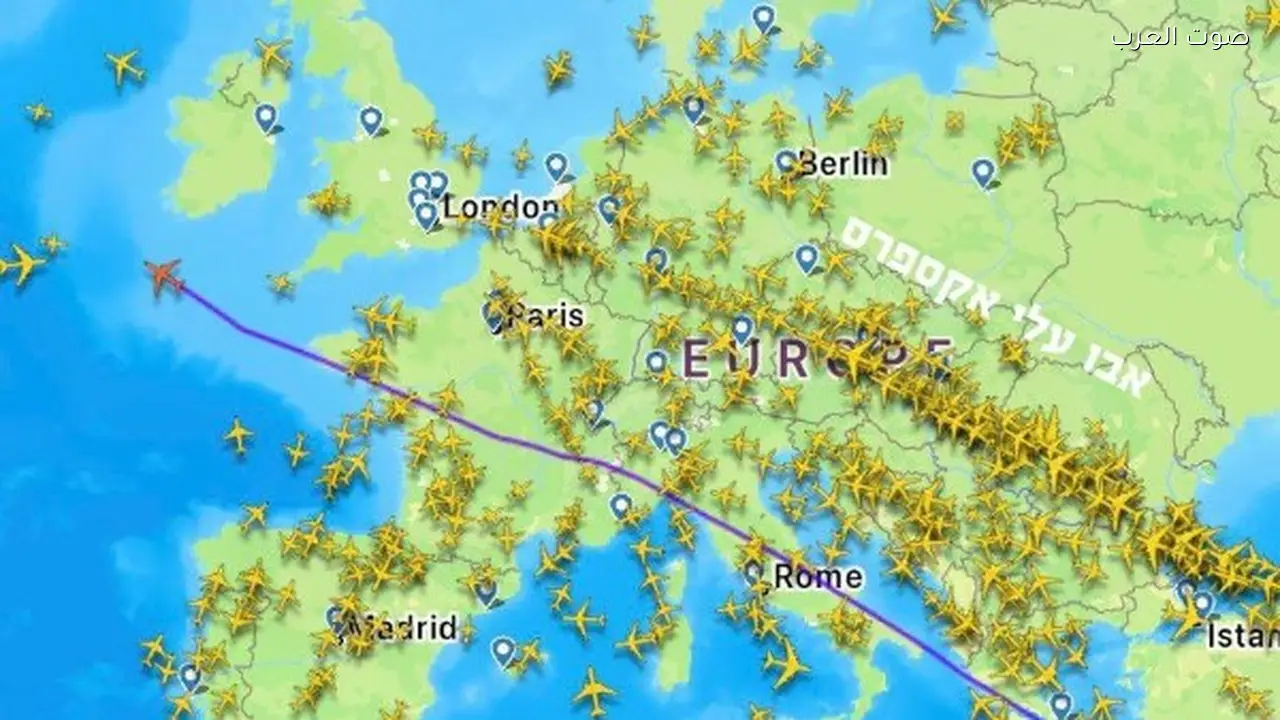 طائرة نتنياهو تعبر أجواء دول أوروبية رغم أوامر الاعتقال الدولية