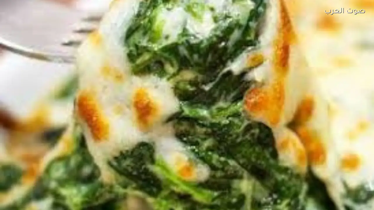 طريقة تحضير سبانخ بالوايت صوص في المنزل بخطوات بسيطة