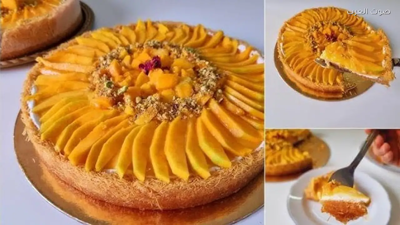 طريقة سهلة لعمل الكنافة بالمانجا بمكونات بسيطة