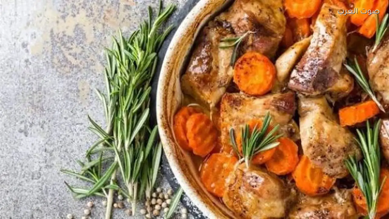 طريقة سهلة لعمل طاجن تورلي بالدجاج