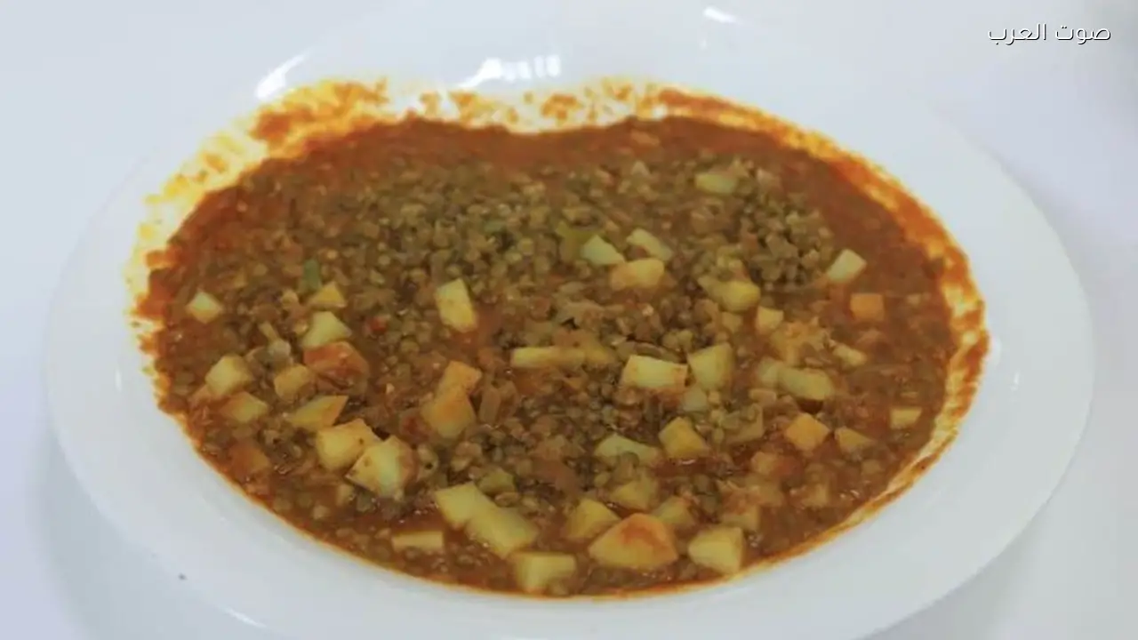 غداء سريع بالعدس البني قبل رمضان