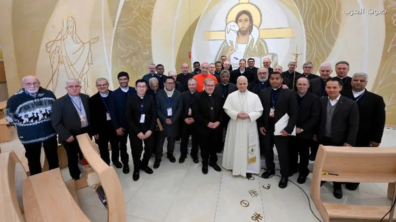 لقاء خاص بين البابا لاون الرابع عشر والعائلة الساليزيانية