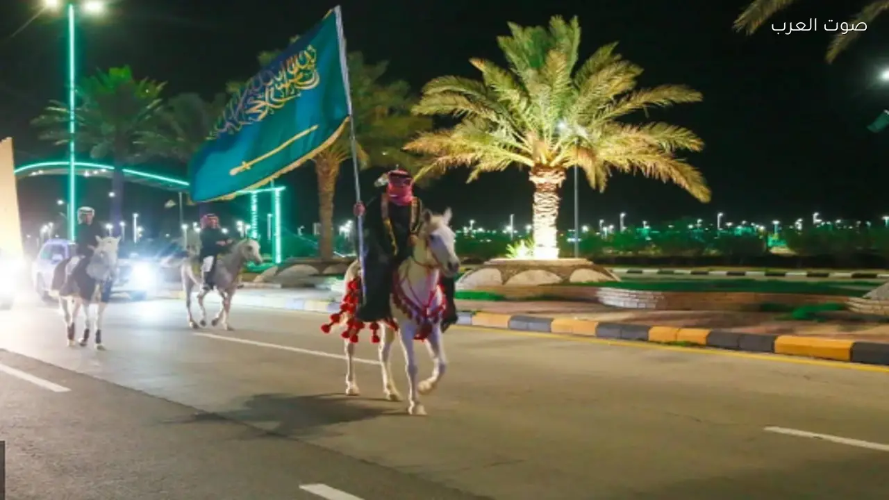 لينة التاريخية تحتفل بيوم التأسيس بفعاليات تراثية في سوقها الأثري