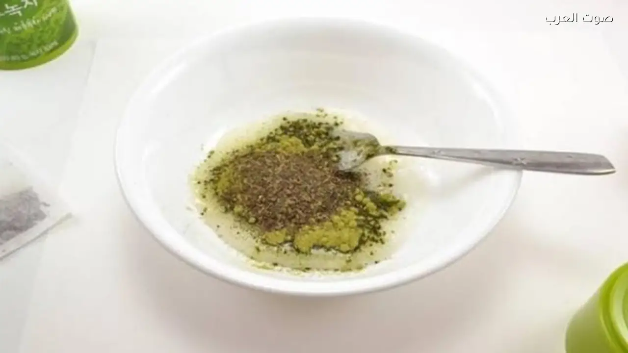 ماسك الشاي الأخضر لبشرة نضرة وخالية من العيوب