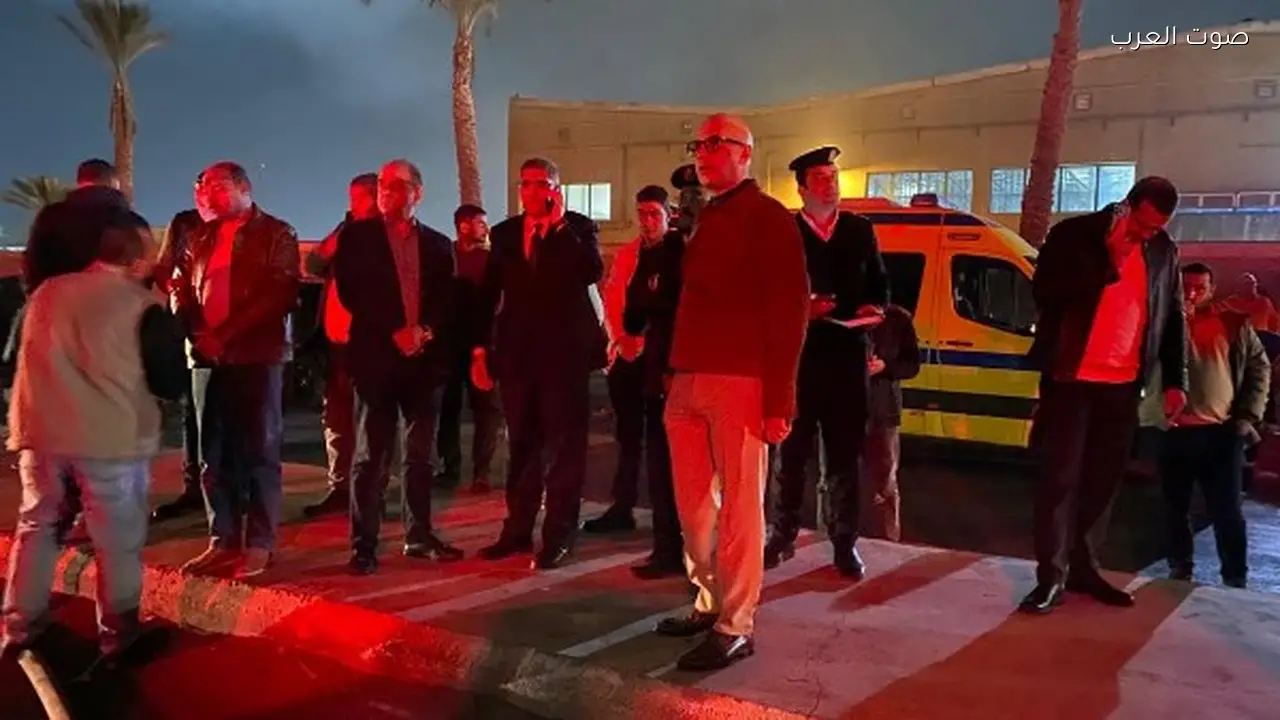 محافظ الجيزة يزور موقع حريق مصنع الأخشاب في أكتوبر