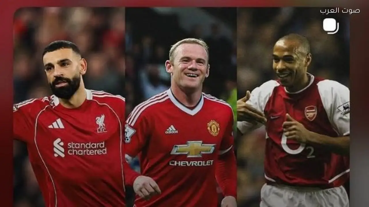 محمد صلاح يتفوق على روني وهنري في ليفربول