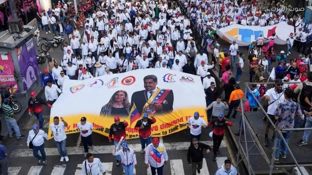 مسيرة حاشدة في فنزويلا تطالب بالإفراج عن مادورو