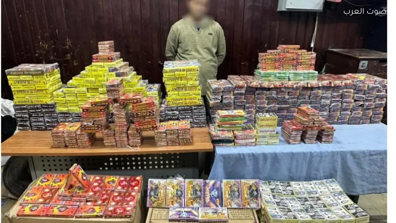 مصادرة 5300 صاروخ ألعاب نارية محظور في الغربية