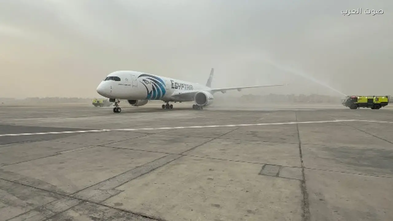 مصر للطيران تضيف طائرة إيرباص A350 جديدة لأسطولها