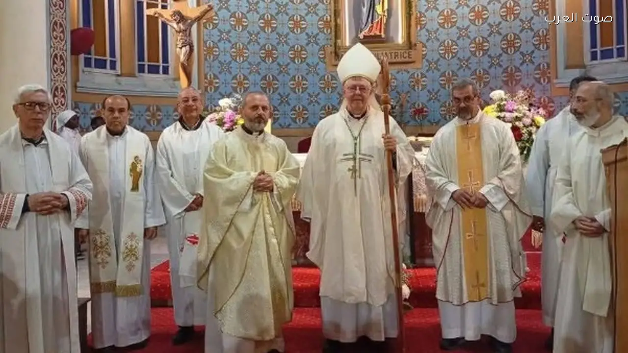 مطران الكنيسة اللاتينية يقيم قداس عيد القديس يوحنا بوسكو في أم المعونة